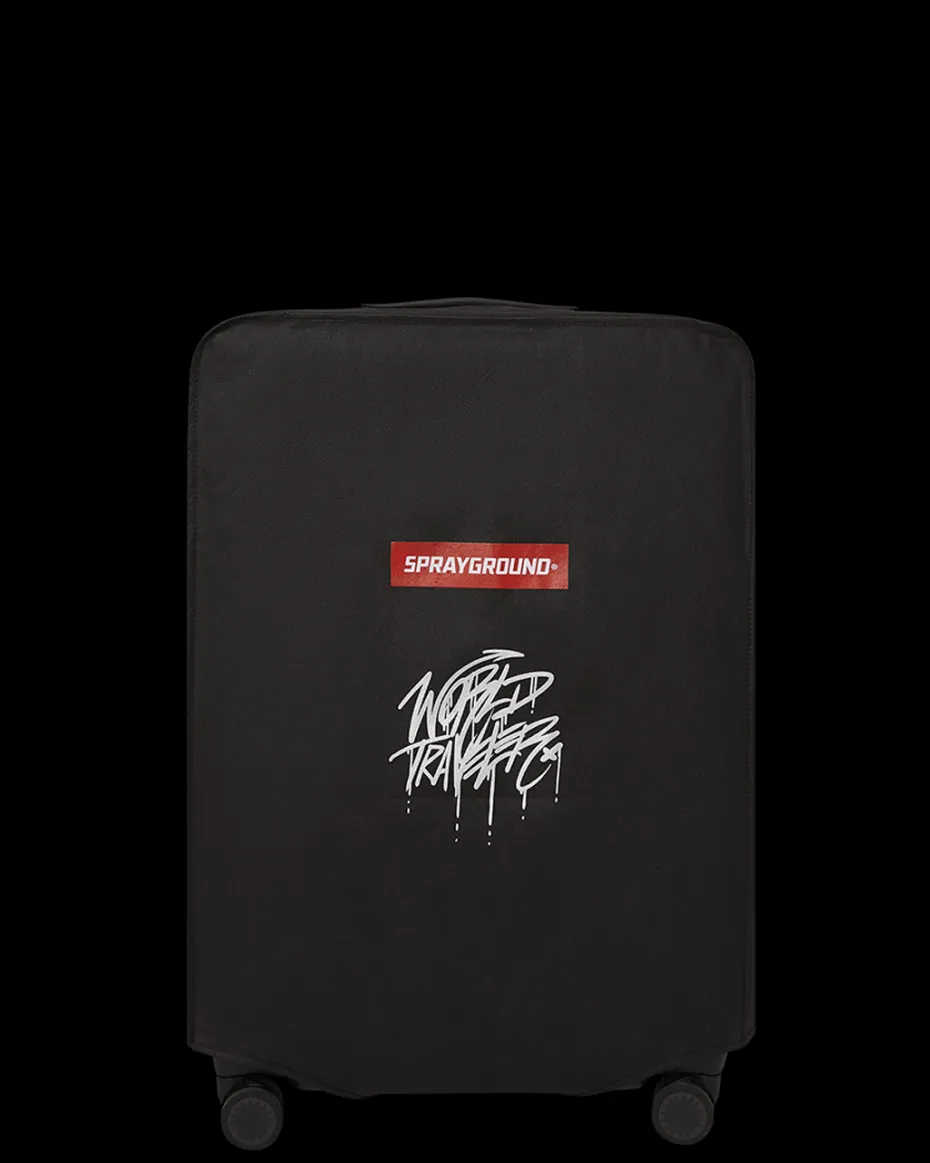 REALITY CHECK SHARKNAUTICS HARDSHELL FULL-SIZE JETBLACK LUGGAGE (GOLD HARDWARE)