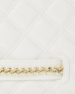RIVIERA LE BLANC GOLD CHAIN SHARK CROSSOVER CLUTCH