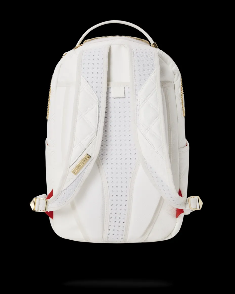 RIVIERA LE BLANC GOLD CHAIN SHARK BACKPACK (DLXV)