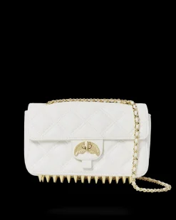 RIVIERA LE BLANC GOLD CHAIN SHARK HANDBAG