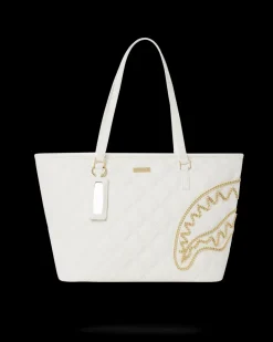RIVIERA LE BLANC GOLD CHAIN SHARK TOTE