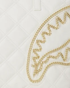 RIVIERA LE BLANC GOLD CHAIN SHARK TOTE
