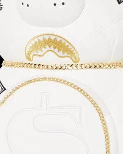 RIVIERA LE BLANC GOLD CHAIN MONEYBEAR TEDDYBEAR BACKPACK
