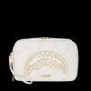 RIVIERA LE BLANC GOLD CHAIN SHARK TOILETRY BAG