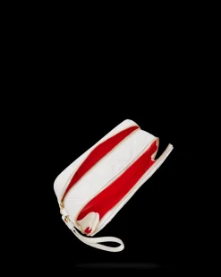 RIVIERA LE BLANC GOLD CHAIN SHARK TOILETRY BAG