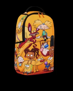 90s NICK CAT DOG SHARK MOUTH DLXSR BACKPACK