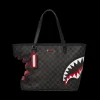 SHARK BITE SHARKS IN PARIS GRAY TOTE