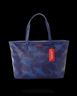 SHARK CHECK (BLUE) TOTE