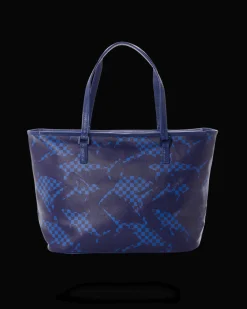 SHARK CHECK (BLUE) TOTE