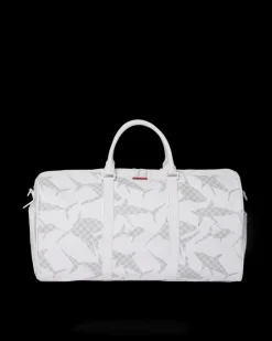 SHARK CHECK (WHITE) DUFFLE