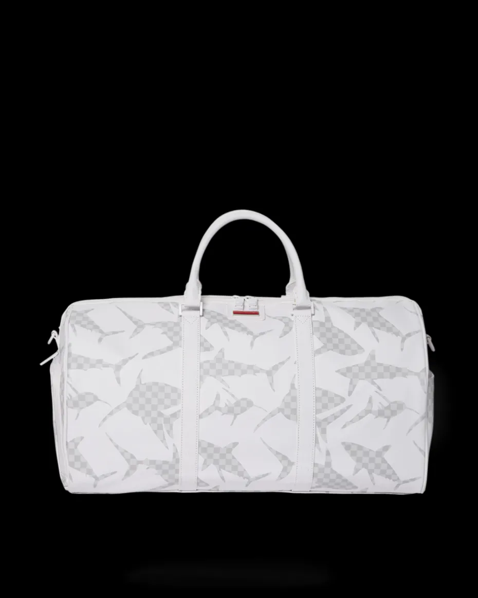 SHARK CHECK (WHITE) DUFFLE