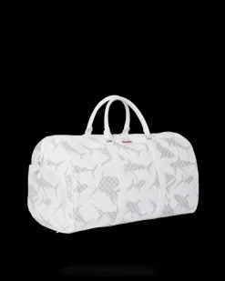 SHARK CHECK (WHITE) DUFFLE