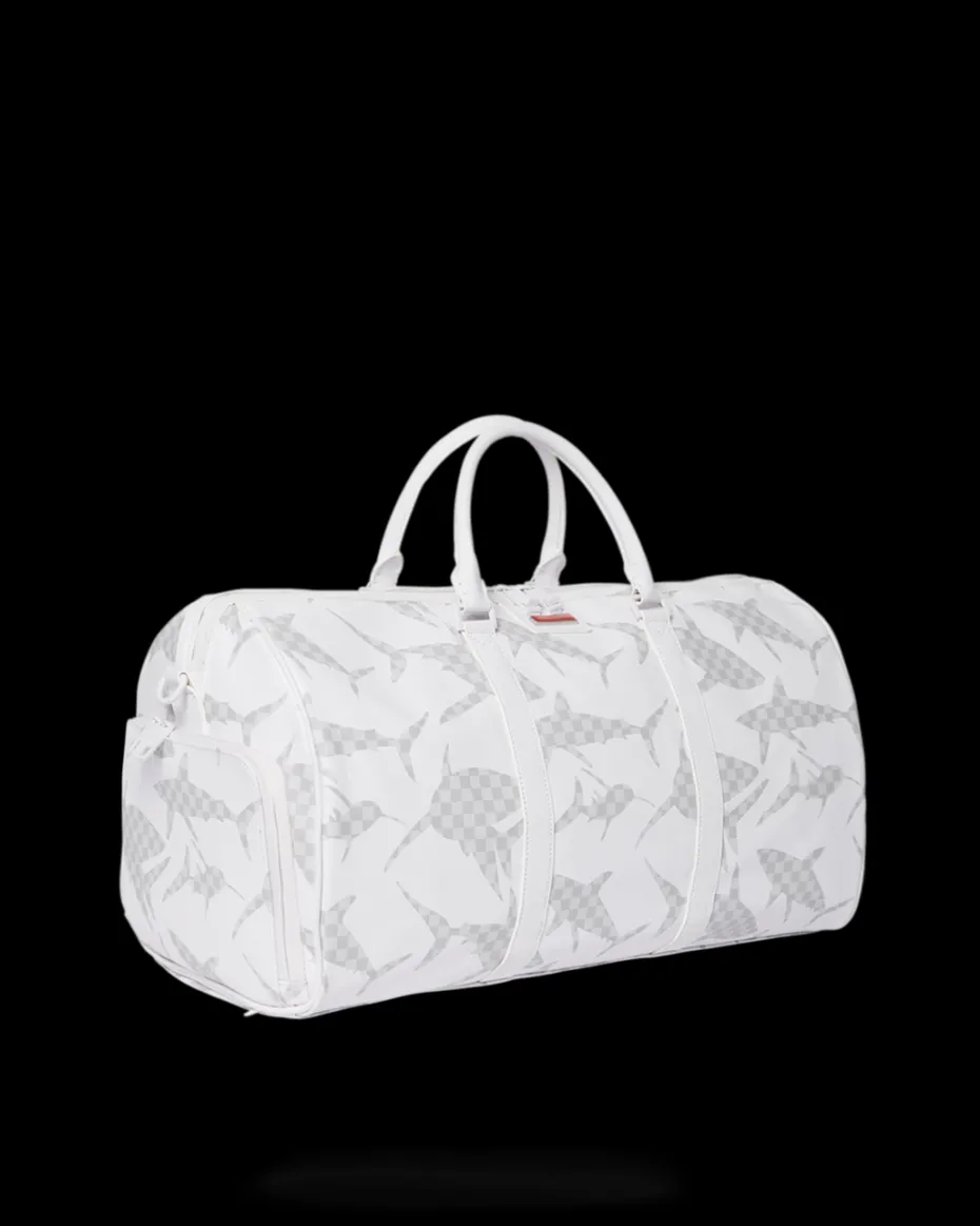 SHARK CHECK (WHITE) DUFFLE