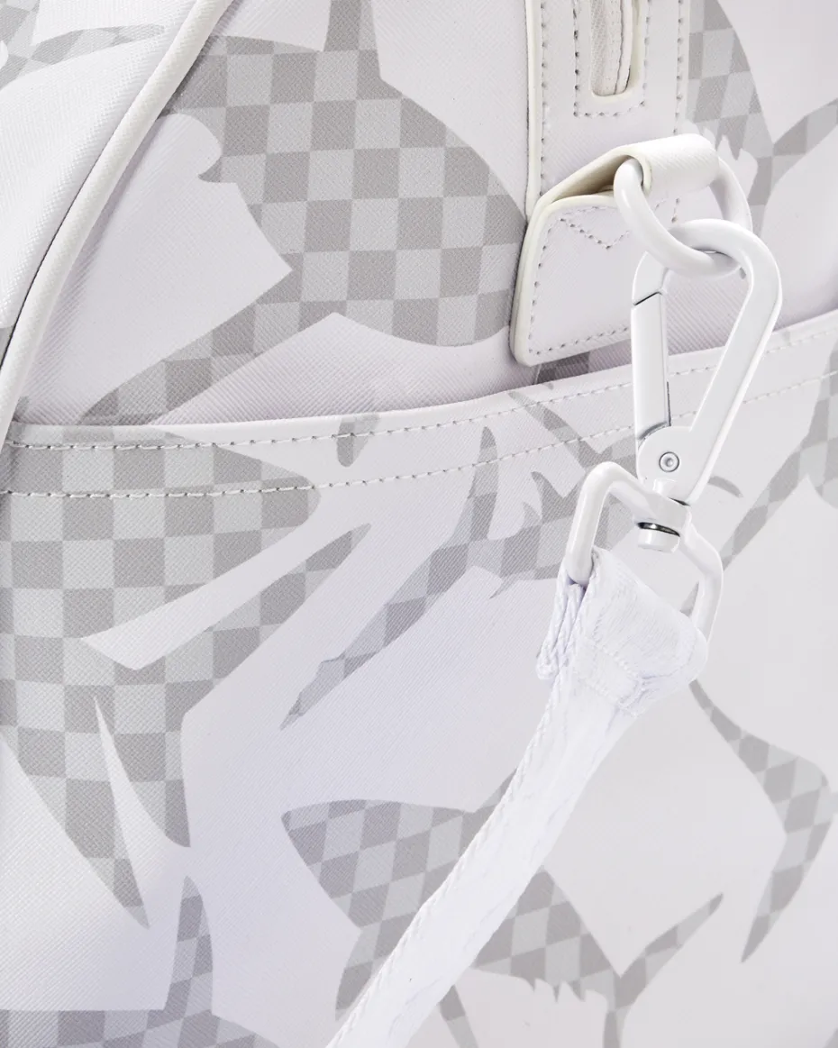 SHARK CHECK (WHITE) DUFFLE