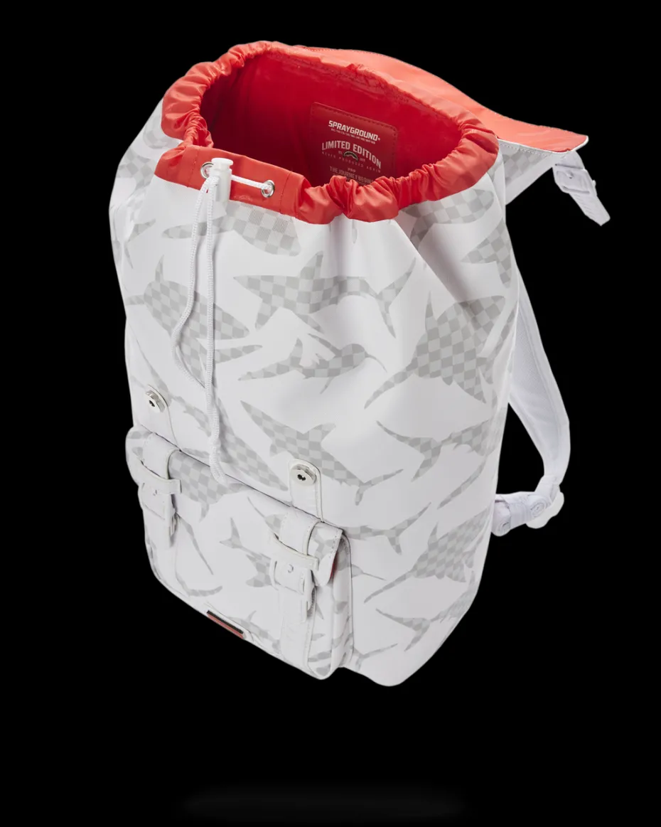 SHARK CHECK (WHITE) HILLS BACKPACK
