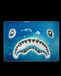 SHARK ISLAND PACKABLE BEACH MAT BLANKET WATER RESISTANT CONVERTIBLE TOTE