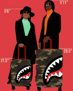 SHARKNAUTICS (CAMO) 29.5” FULL-SIZE LUGGAGE