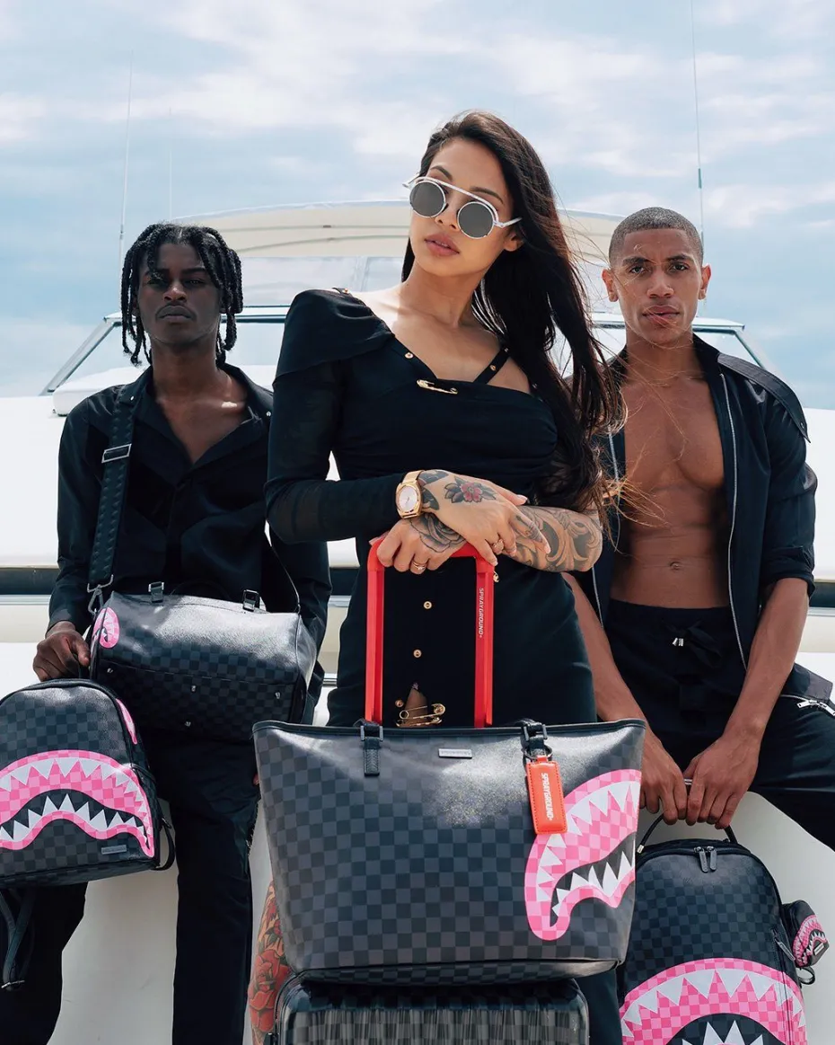 SHARKS IN CANDY TOTE