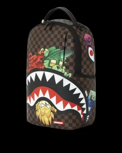 SHARKS IN PARIS CHARACTERS SNEAKIN BACKPACK (DLXV)
