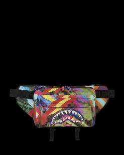 SHARKS IN PARIS CITY STREAKS CARGO CROSSBODY