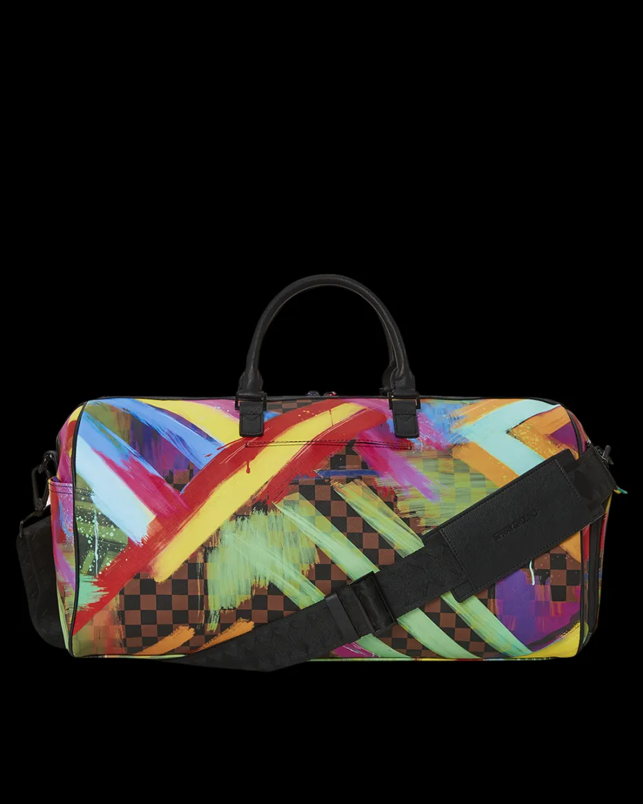 SHARKS IN PARIS CITY STREAKS DUFFLE