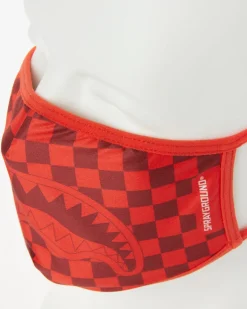 SHARKS IN PARIS (RED) FORM-FITTING MASK