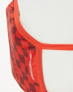 SHARKS IN PARIS (RED) FORM-FITTING MASK