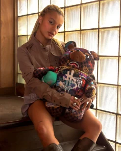 SHARKS IN PARIS THE RIZZ MONEYBEAR TEDDYBEAR BACKPACK