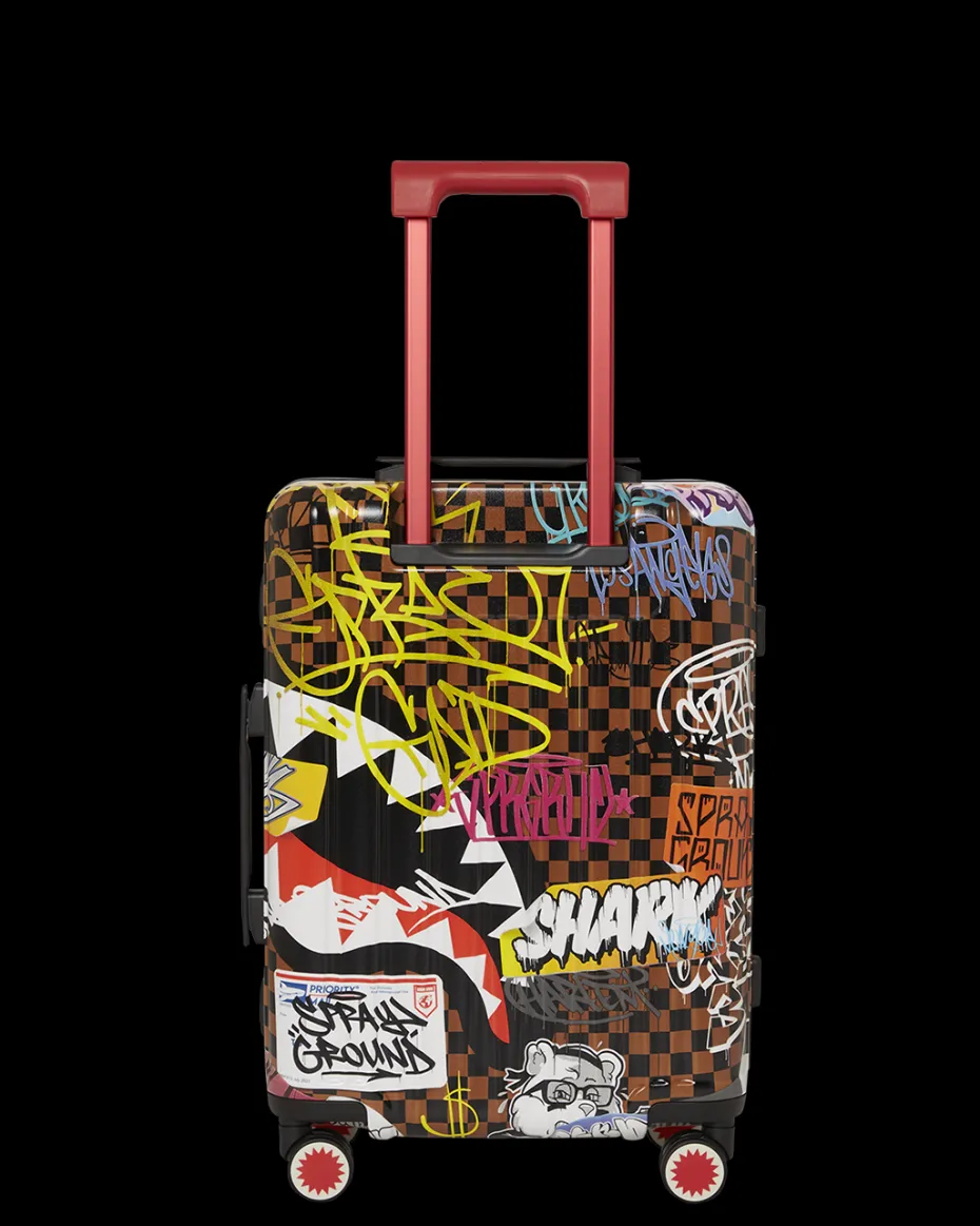 SHARKS IN PARIS THE RIZZ SHARKNAUTICS HARDSHELL CARRY-ON LUGGAGE