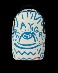 SHEREEN JENKINS CANVAS BACKPACK 1 of 18 CUT FROM LARGE CANVAS ART