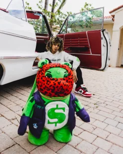SKI MASK THE BEAR - MONEYBEAR TEDDYBEAR BACKPACK