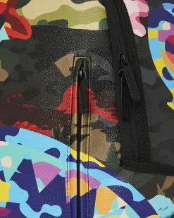 SLICED AND DICED CAMO BACKPACK