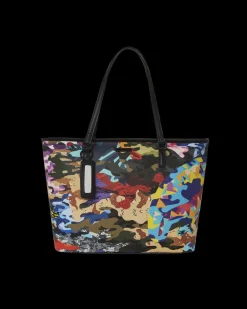 SLICED AND DICED CAMO TOTE