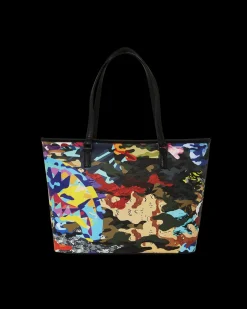 SLICED AND DICED CAMO TOTE