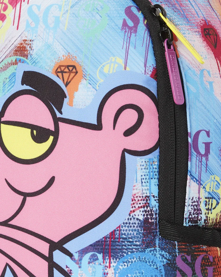 SMALL BACKPACK: PINK PANTHER ART CLASS