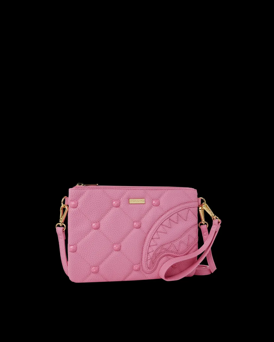 SORBET STUNNA BEAR STUD CROSSOVER CLUTCH