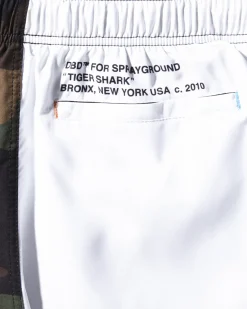 SPLIT BITE CAMO SHOTO SWIM TRUNKS