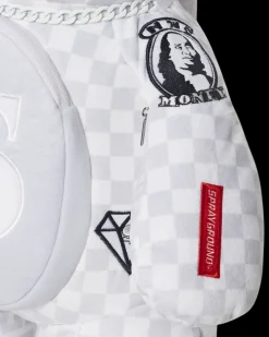 SPLIT THE CHECK (PEARL) MONEYBEAR TEDDYBEAR BACKPACK