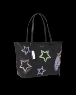 STAR RACER A.I.7 SANDFLOWER COLLAB BEADED TOTE