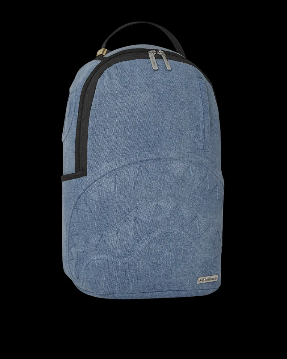 STONE WASH 3D SHARK BACKPACK
