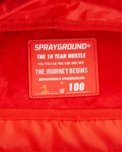 THE 10 YEAR HUSTLE BACKPACK. MYSTERY BOX. NUMBERED 1 OF 100