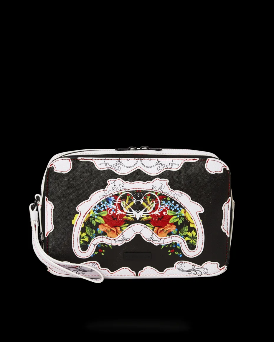 THE FLORAL CUT TOILETRY BAG