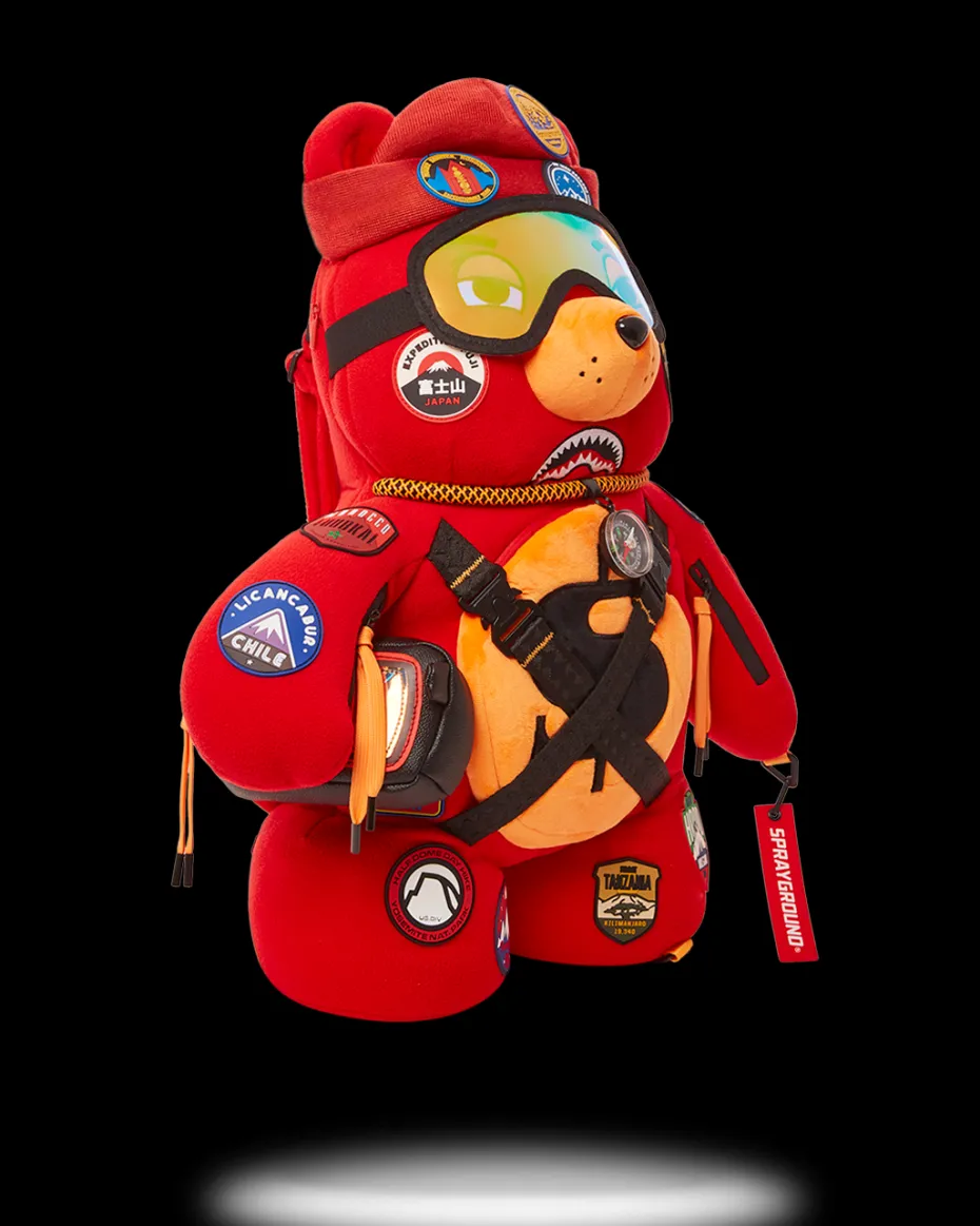 THE GLOBAL EXPEDITION MONEYBEAR TEDDYBEAR BACKPACK