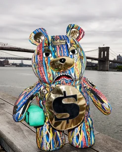 THE GOLDEN AGE MONEYBEAR TEDDYBEAR BACKPACK