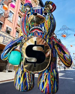 THE GOLDEN AGE MONEYBEAR TEDDYBEAR BACKPACK
