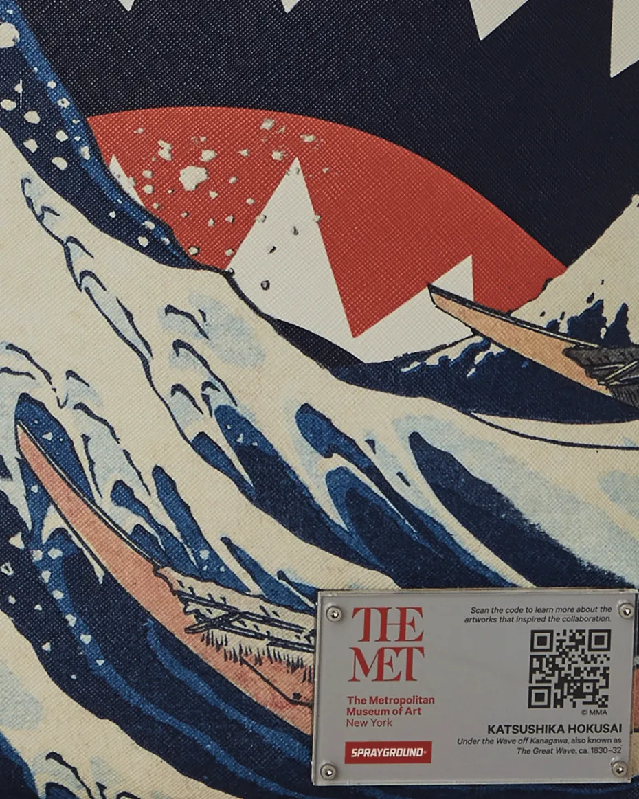 THE MET HOKUSAI GREAT WAVE BACKPACK