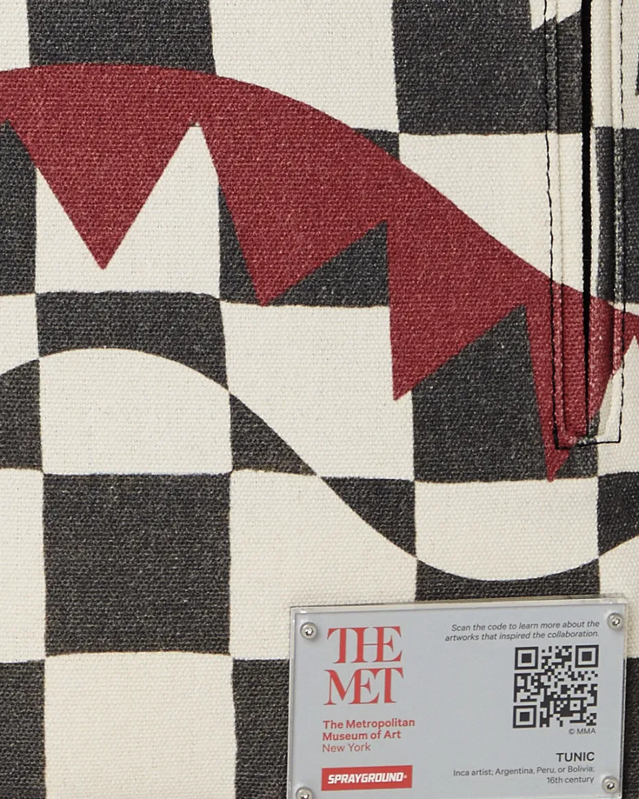 THE MET INCA CHECKERBOARD BACKPACK
