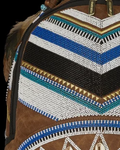 THE MET KUBA KINGDOM HEADDRESS BACKPACK