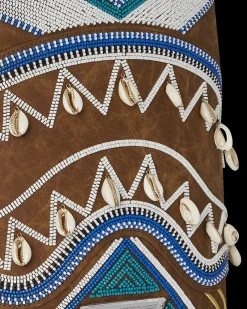 THE MET KUBA KINGDOM HEADDRESS BACKPACK