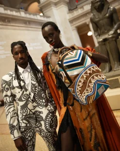 THE MET KUBA KINGDOM HEADDRESS BACKPACK